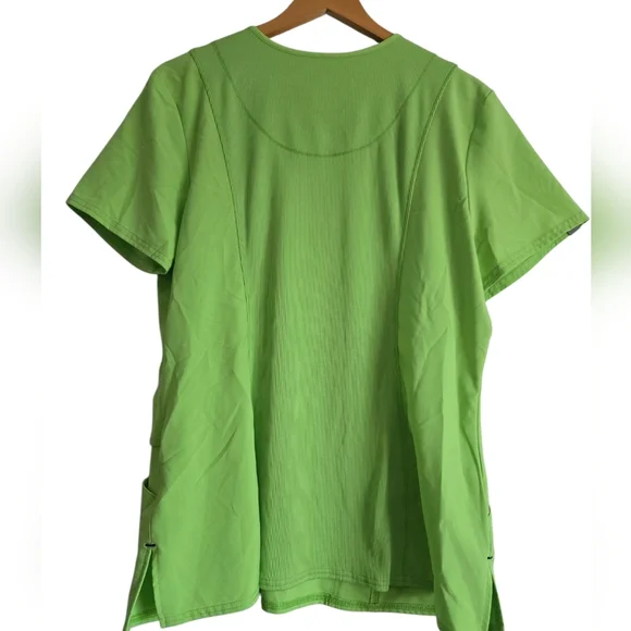 Scrubstar Green Scrub Top Size Large - Picture 2 of 3
